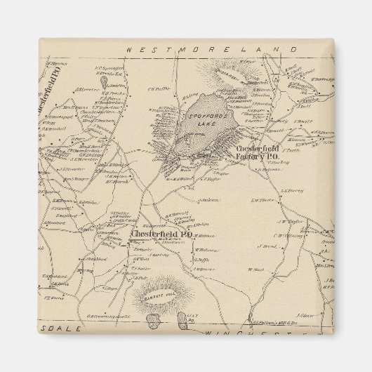 Aimant Chesterfield, Cheshire Co (Devant)