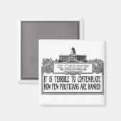 Aimant Chesterton sur les accrochages des politiciens (Recto/Verso)