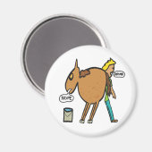 Aimant Cheval à l'eau (Recto/Verso)