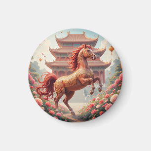Aimant Cheval année de Chine