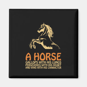Aimant Cheval Art A Horse Gallops