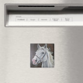 Aimant Cheval blanc (In Situ (Lave-vaisselle))