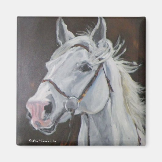 Aimant Cheval blanc (Devant)