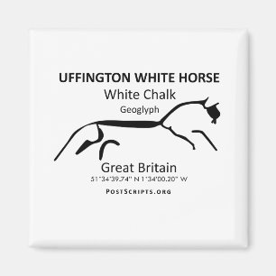 Aimant Cheval blanc d'Uffington