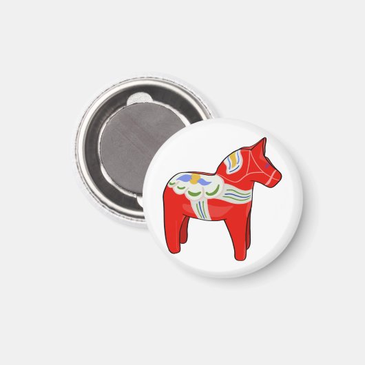 Aimant Cheval dalécarlien (Recto/Verso)