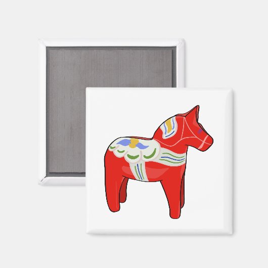 Aimant Cheval dalécarlien (Recto/Verso)