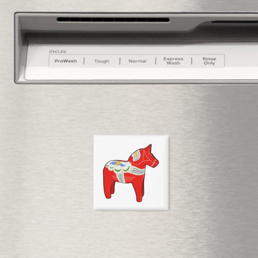 Aimant Cheval dalécarlien (In Situ (Lave-vaisselle))