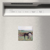 Aimant Cheval dans une prairie, Edgar Degas (In Situ (Lave-vaisselle))