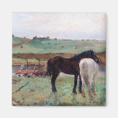 Aimant Cheval dans une prairie, Edgar Degas (Devant)