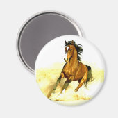 Aimant Cheval de course (Recto/Verso)