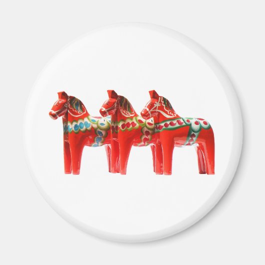 Aimant Cheval de Dala Suède (Devant)