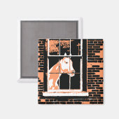 Aimant cheval de fenêtre (Recto/Verso)