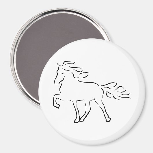 Aimant cheval d'île (Recto/Verso)