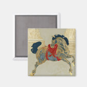 Aimant Cheval doré impérial (Recto/Verso)