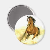Aimant Cheval en course (Recto/Verso)