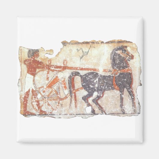 Aimant Cheval et Chariot (Devant)