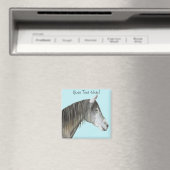 Aimant Cheval gris (In Situ (Lave-vaisselle))