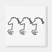 Aimant Cheval islandais (Devant)