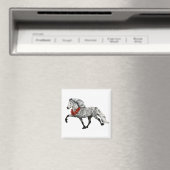 Aimant Cheval Islandais Noël (In Situ (Lave-vaisselle))