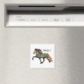 Aimant Cheval islandais Pop Art (In Situ (Lave-vaisselle))