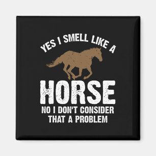 Aimant Cheval Lover Cadeau Amusant Horseback équitation P