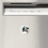 Aimant Cheval Majestic par Bihrle Wild Imagination (In Situ (Lave-vaisselle))