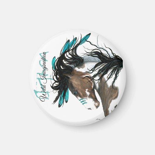 Aimant Cheval Majestic par Bihrle Wild Imagination (Devant)