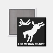 Aimant Cheval Mes Propres Têtes (Recto/Verso)