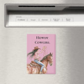 Aimant Cheval noir Cheveux rose Brown (In Situ (Lave-vaisselle))