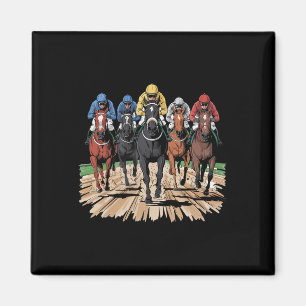 Aimant Cheval Racer Jockey Racer Der