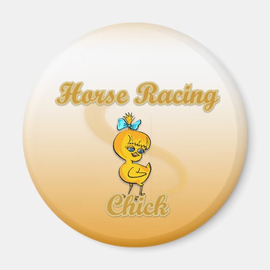 Aimant Cheval Racing Chick (Devant)