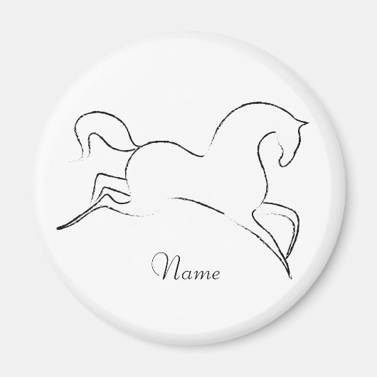 Aimant Cheval sauvage Thunder_Cove (Devant)