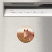 Aimant Cheval sauvage vintage (In Situ (Lave-vaisselle))