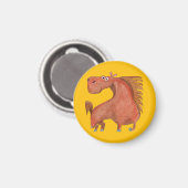 Aimant Cheval sortant (Recto/Verso)