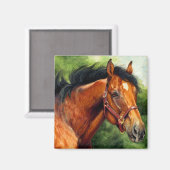 Aimant Cheval Thoroughbred (Recto/Verso)