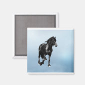Aimant Cheval tournant soudainement (Recto/Verso)