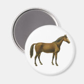 Aimant Cheval vintage (Recto/Verso)
