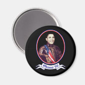 Aimant Chevalier démocrate Obama (Recto/Verso)