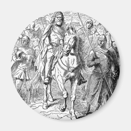 Aimant Chevalier médiéval (Devant)