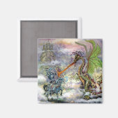 Aimant Chevalier n Dragon (Recto/Verso)
