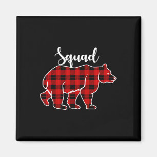 Aimant Chevalier Ours Rouge Pâté Costume de Noël Correspo
