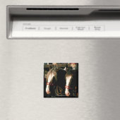 Aimant Chevaux avec coiffure (In Situ (Lave-vaisselle))