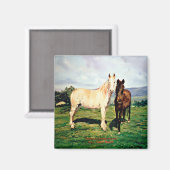 Aimant Chevaux/Chevaux/Cheval (Recto/Verso)
