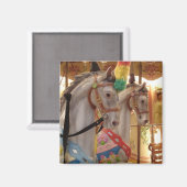Aimant Chevaux de carrousel (Recto/Verso)