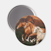 Aimant Chevaux sauvages d'Arizona (Recto/Verso)