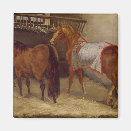 Aimant Chevaux sur les tables (Devant)