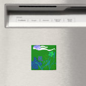 Aimant cheveux bleus nager (In Situ (Lave-vaisselle))