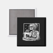 Aimant Cheveux Squelette Douche Halloween Coudre Femmes G (Recto/Verso)