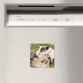 Aimant chèvre aux yeux bleus (In Situ (Lave-vaisselle))