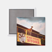 Aimant chèvre de magasin sur le toit (Recto/Verso)